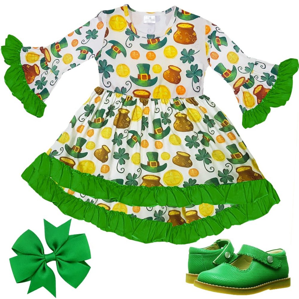 St.Patricks Day Dress for Girls